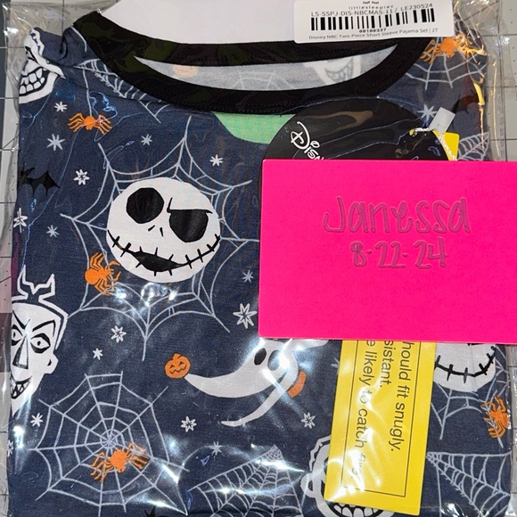 Little Sleepies 2T Disney NBC Jack & Crew Short Sleeve + Pants - Picture 2 of 3
